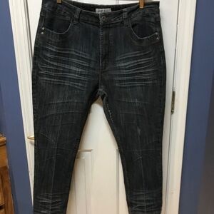Lolo premium jeans plus size 18 women dark wash high waist